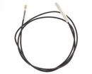 Cable bujía terminal redondo 2,4X4 mm.