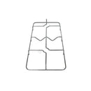 RICAMBI CUCINA - Parrilla de 2 quemadores para encimera - F0410