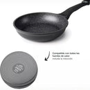 LACOR Sartén Eco-Piedra Aluminio Fundido 24cm - Modelo 24124