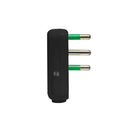 MONDO - Pack 20 Enchufes 10A Negros con Toma de Tierra - AST-55301311