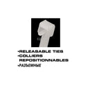 UNIVERSALE - Abrazadera de Nylon 200x48 MM - Reposicionable - 100 unidades - AST-55504074