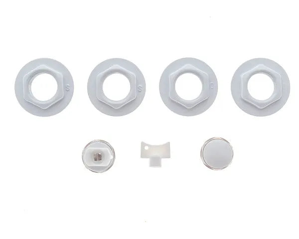 Kit universal tapones radiador 1' ' blanco