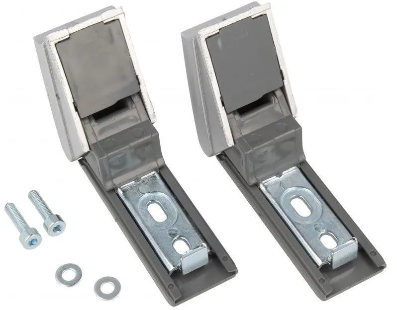 Kit 2 bisagras tirador puerta frigorifico Liebherr Inox