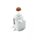 Válvula solenoide EBE61521601 para lavavajillas LG, bobina con vástago y cabeza de goma roja