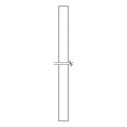 Cinta de sellado para panel posterior de 485x6mm Electrolux 1251139430