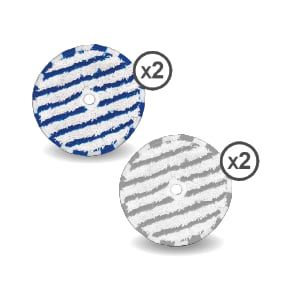 Mopas de microfibra (4 unidades) Rowenta ZR009503 aspiradora escoba X-Force Flex 13.60